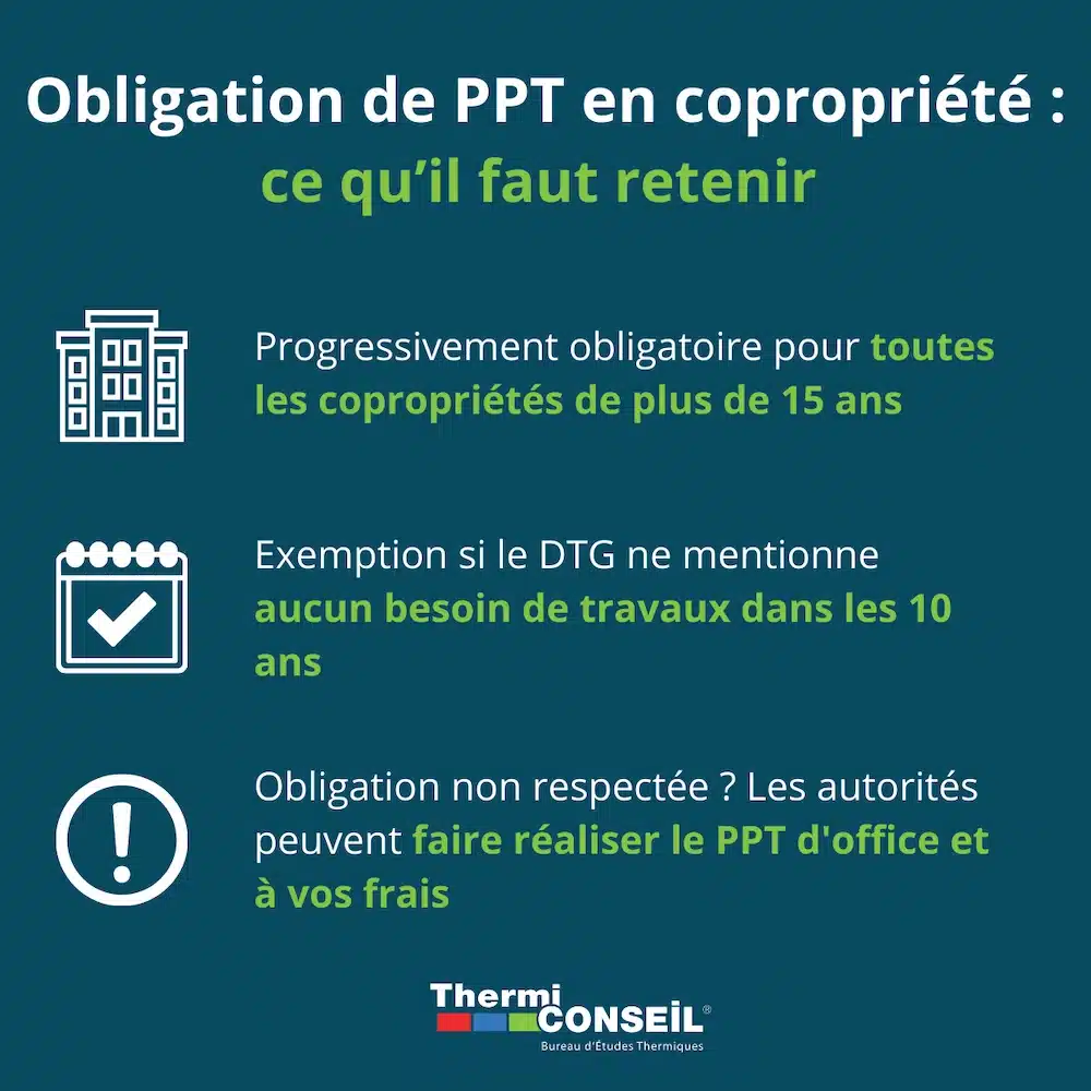 Obligation PPT copropriété : ce qu'il faut retenir